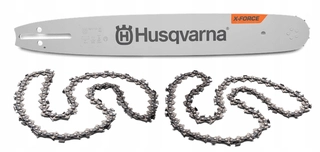 Vodiaca lišta na pílu - Vodiaca sada s 2 reťazami Husqvarna 325" 1,5 64